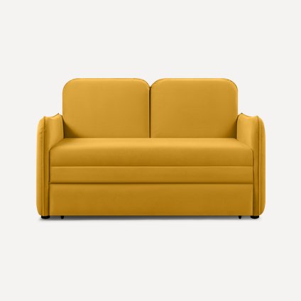 Диван прямой Кейсес 120 Velvet Yellow