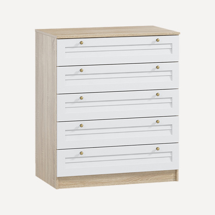 Комод Майер-80 Дуб Сонома / Белый