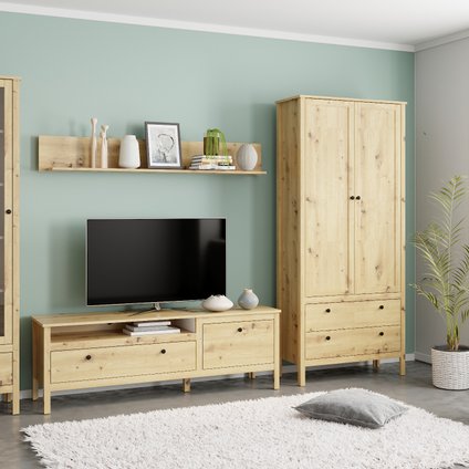 Модульная гостиная Хельга-1 Дуб Артизан