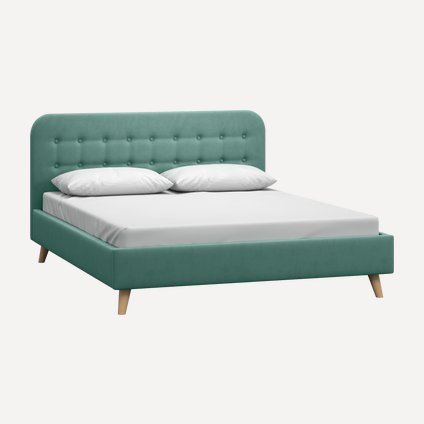 Кровать Динс 160 Velvet Mint