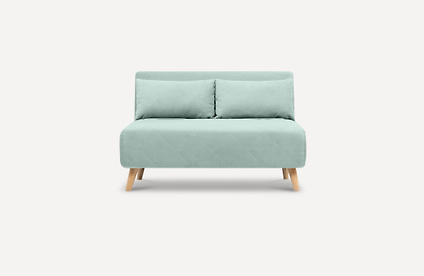 Диван прямой Милкен Velvet Mint уценка