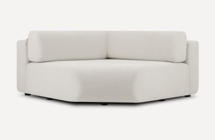 Угловое кресло Маиль-2 Bucle White