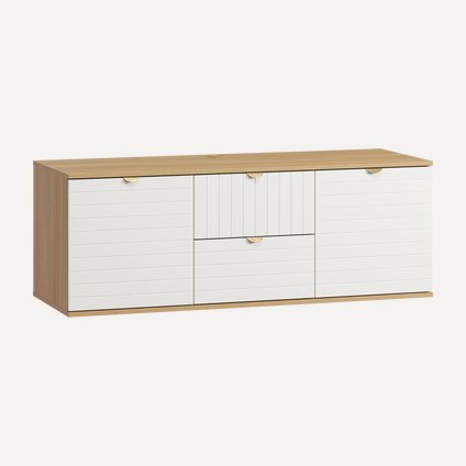 ТВ-тумба Монблан-1 Line Milk Oak