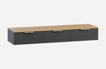 ТВ-тумба подвесная Енссон-1 Grafit Oak