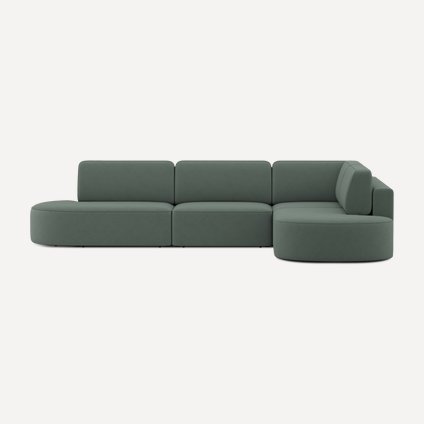 Диван модульный Спейс-М 3 Velvet Olive