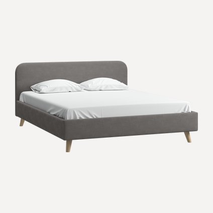 Кровать Лайтси 180 Velvet Grey
