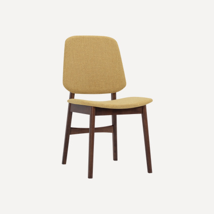 Стул Рассел Рогожка Желтый/Натуральный