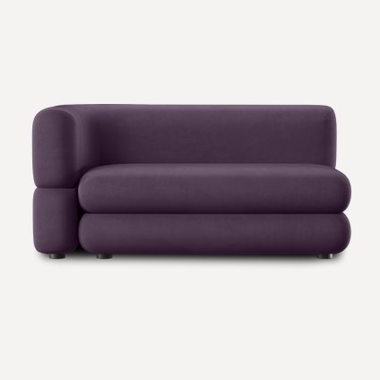 Диван прямой Brera-6 Velour Plum