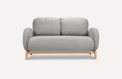 Диван прямой Массе Velvet Silver