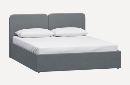 Төсек Вилена 200 Velvet Grafit