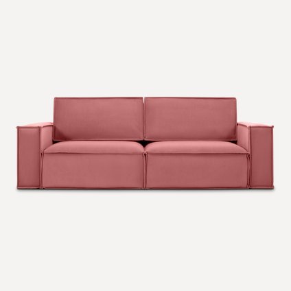 Диван прямой Эби Velvet Coral