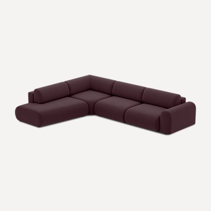Диван модульный Маиль-5 Velvet Wine