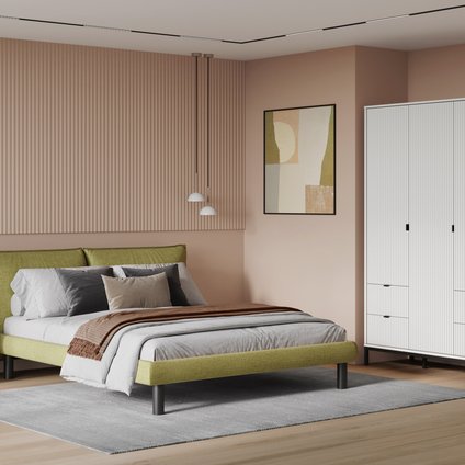 Спальня модульная Трейвис-1 Milk