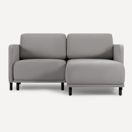 Диван угловой Нордика мини Velvet Smoke