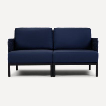 Диван модульный Мидеро Textile Navy Blue