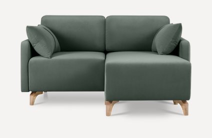 Диван угловой Льери Мини Velvet Olive