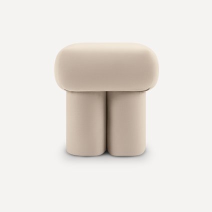 Пуф Хайл Велюр Бежевый