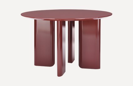 Обеденный стол Алмонт-2 Glossy Red