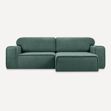 Диван угловой Виена Bucle Green