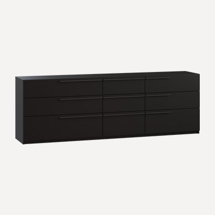 Комод Кимбол 210x70 Черный