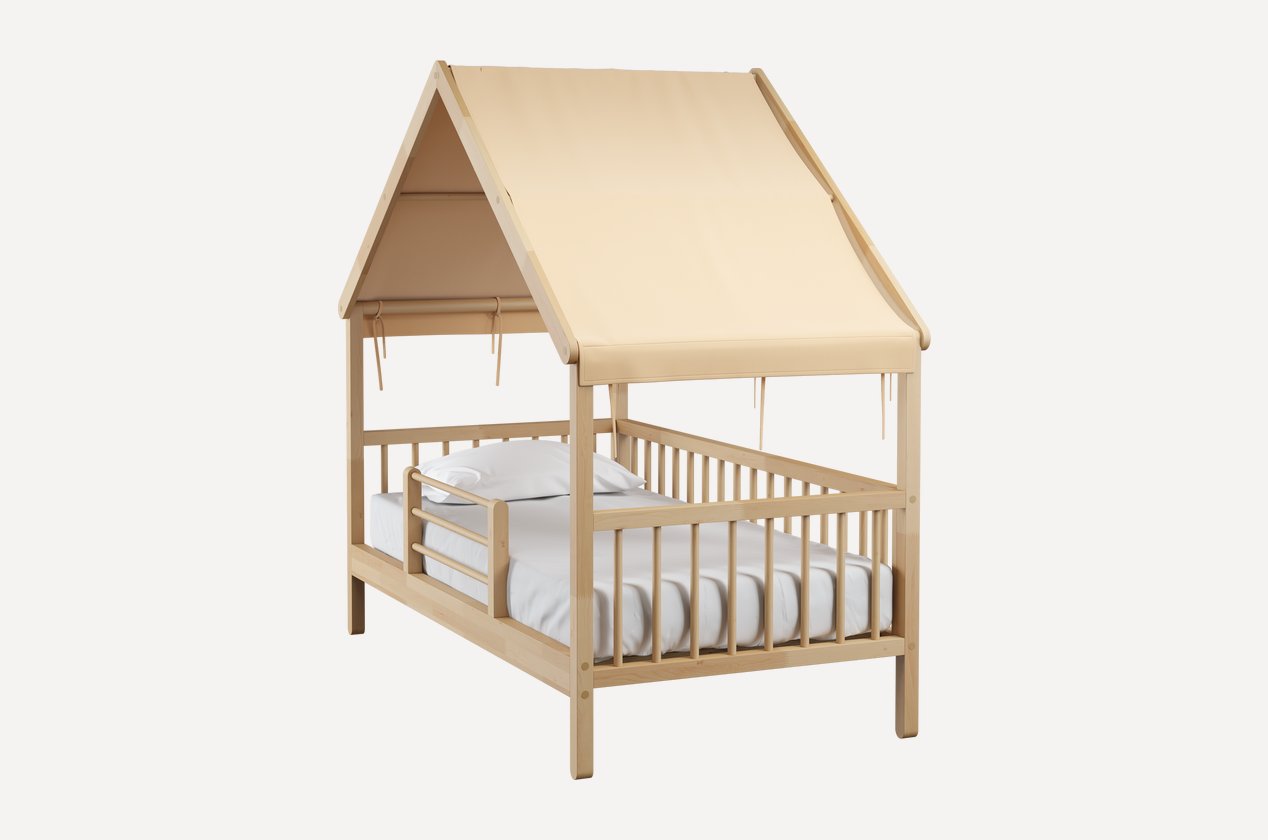 Кровать Руффи-1 Wood - фото 3