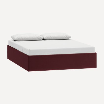 Основание Сейв 140 Велюр Бордовый