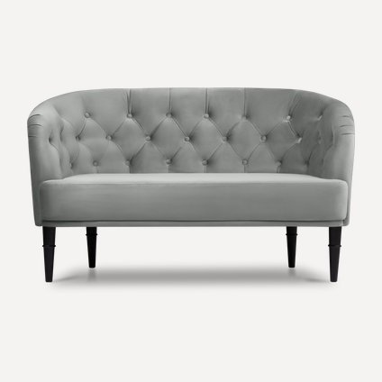 Диван прямой Шенто Barhat Silver