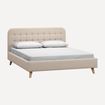 Кровать Динс 180 Velvet Light