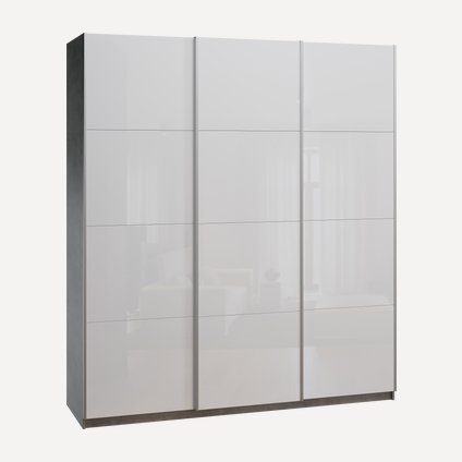 Шкаф-купе Итан-3-210-230 Glass Triple Бетон