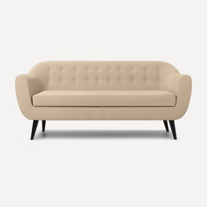 Диван прямой Роттердам-3 Velvet Light