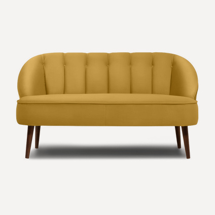 Диван прямой Мона Velvet Yellow
