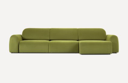 Диван угловой Лилт-2 Barhat Olive