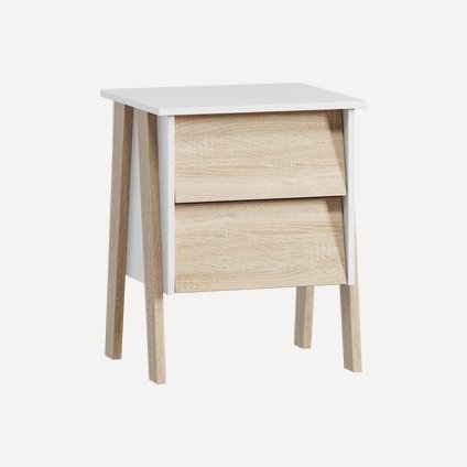 Тумба прикроватная Маккаби White