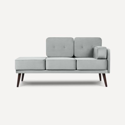 Кушетка Эдрил Velvet Grey