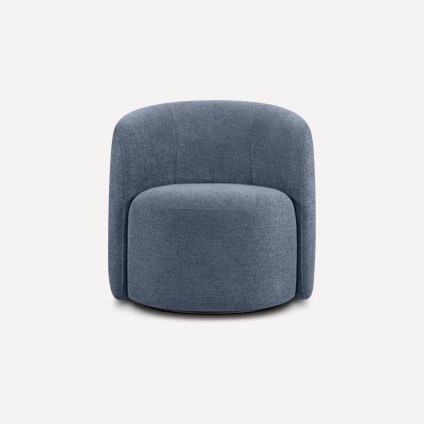 Кресло поворотное Мэник Textile Blue