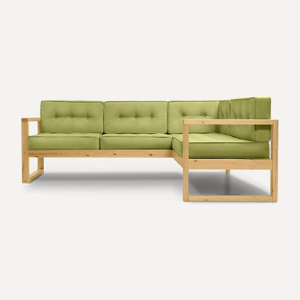 Диван угловой Астер Textile Lime