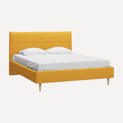 Кровать Майтон 140 Velvet Yellow