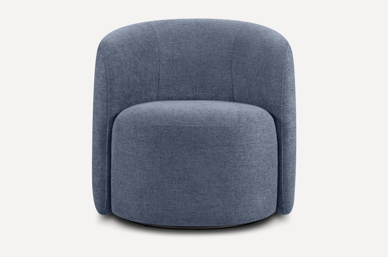 Кресло Мэник Textile Blue - фото 1