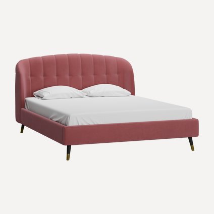 Кровать Льери 180 Velvet Сoral