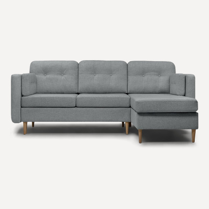 Диван угловой Плиди Sherst Grey