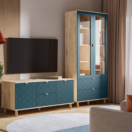 Модульная гостиная Теджонс-7 Art Aquamarine