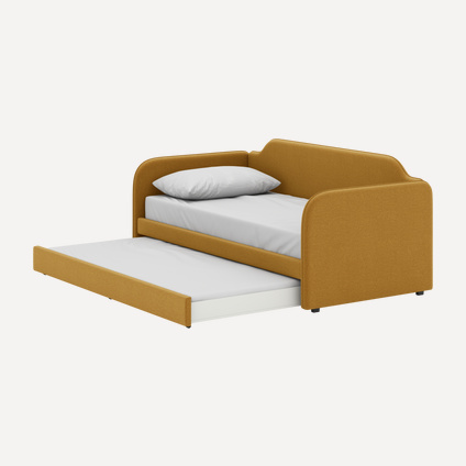 Кровать выдвижная детская Велди 90 Textile Yellow