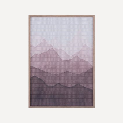 Картина Панорама Burgundy