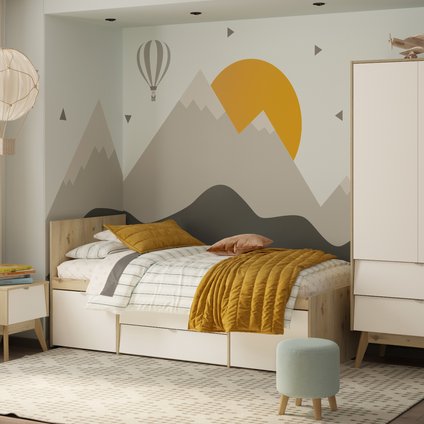 Модульная детская Лесли 4 Белый