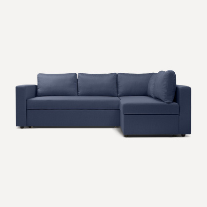 Диван угловой Милбург Textile Blue