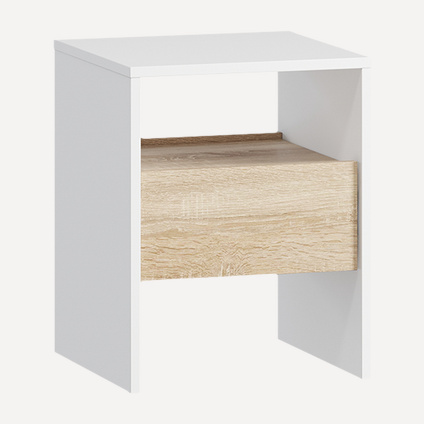 Тумба прикроватная Саксан White