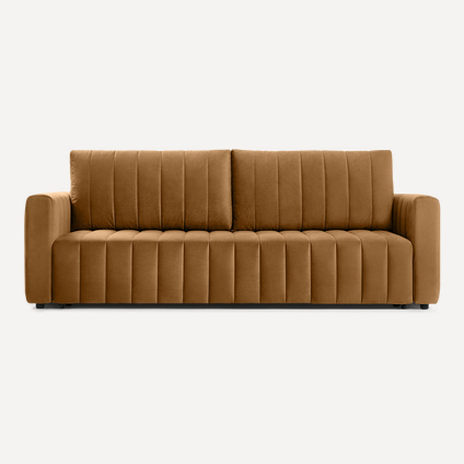 Диван прямой Белисса Velvet Mustard