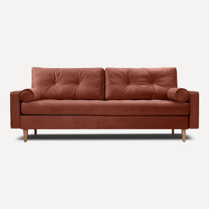 Диван прямой Ситено Barhat Salmon