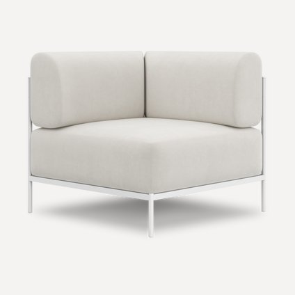 Угловое кресло Нолан-W Soft Milk