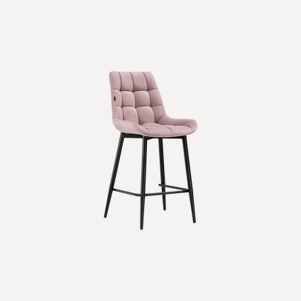 Стул полубарный Алст Velvet Pink
